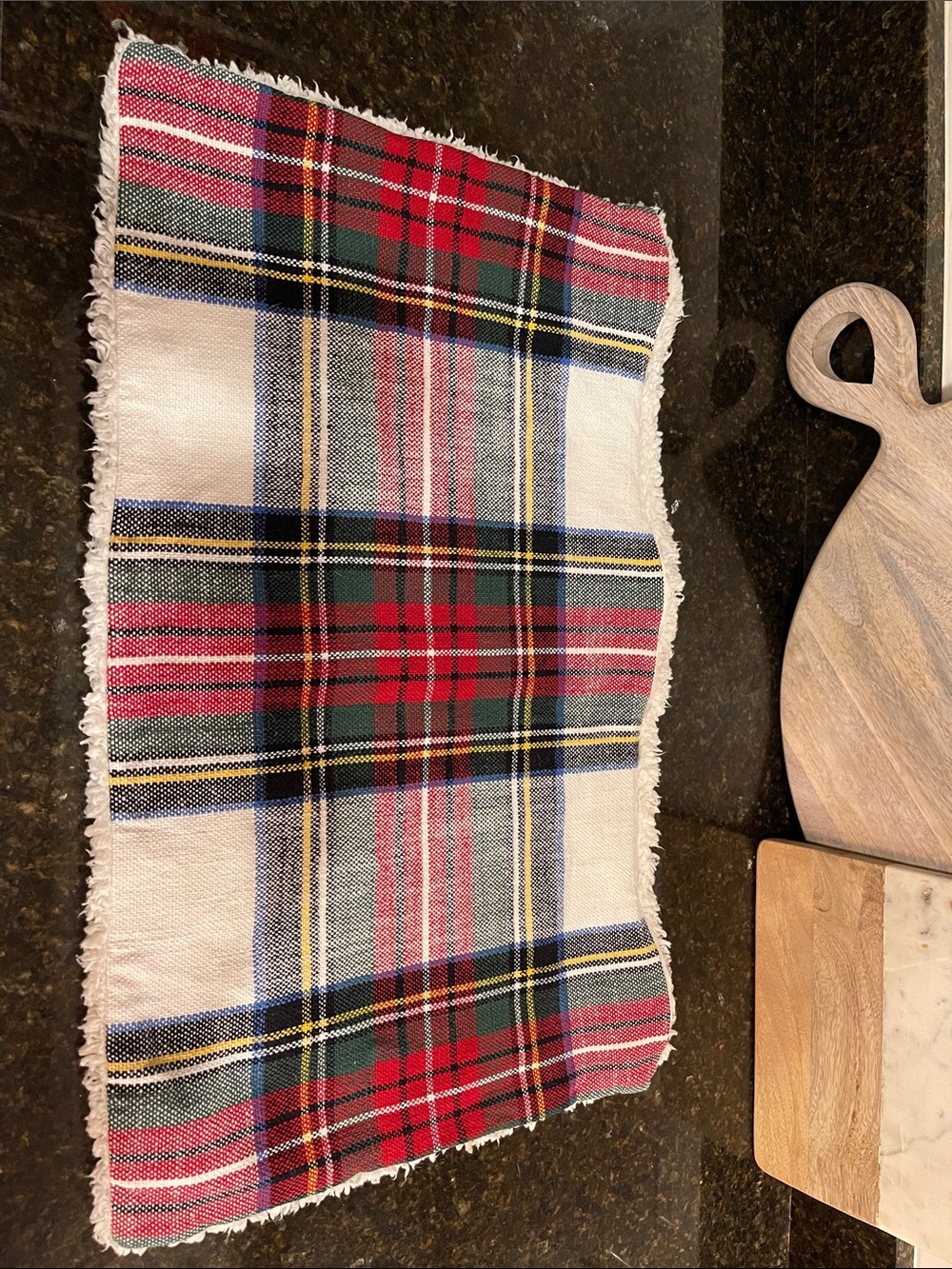 Pottery Barn Stewart Plaid Sherpa-backed Throw Pillow Cover 15x24